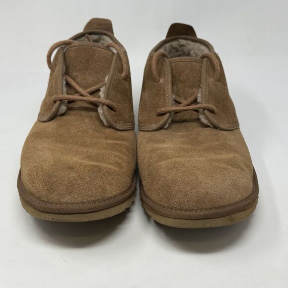 UGG Maksim Chukka Ankle Boots Mens 12 Brown Suede Shearling Lined Preppy 1126879 - Picture 5 of 16